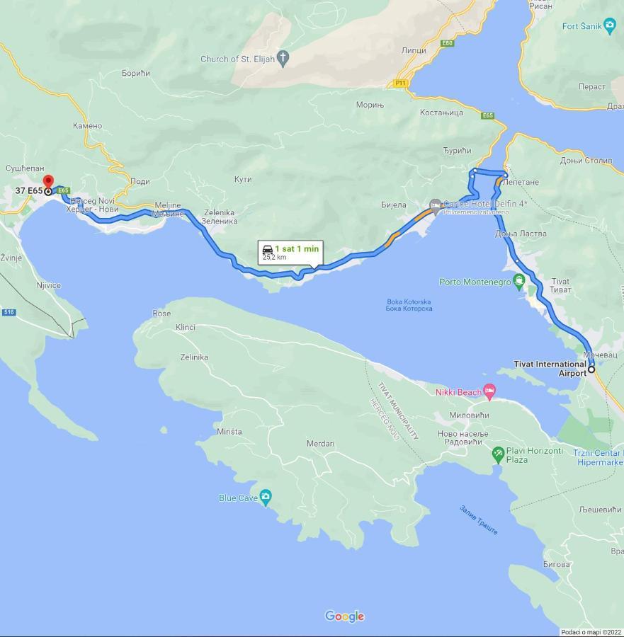 Dlx Apartman Adriatics Herceg Novi Bagian luar foto